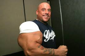 bodybuilder with huge arms